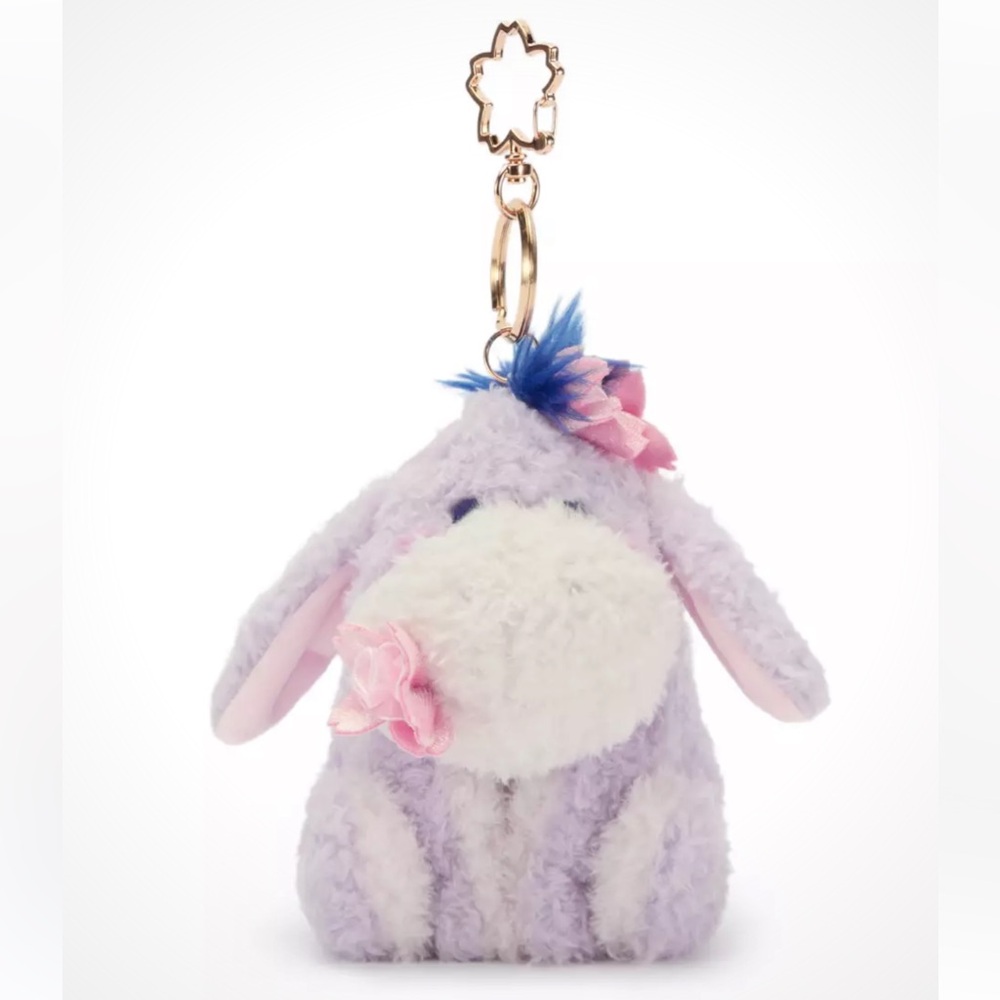Disney Store Japan Eeyore Sakura Plush Keychain Bag Charm Winnie the Pooh NWT
